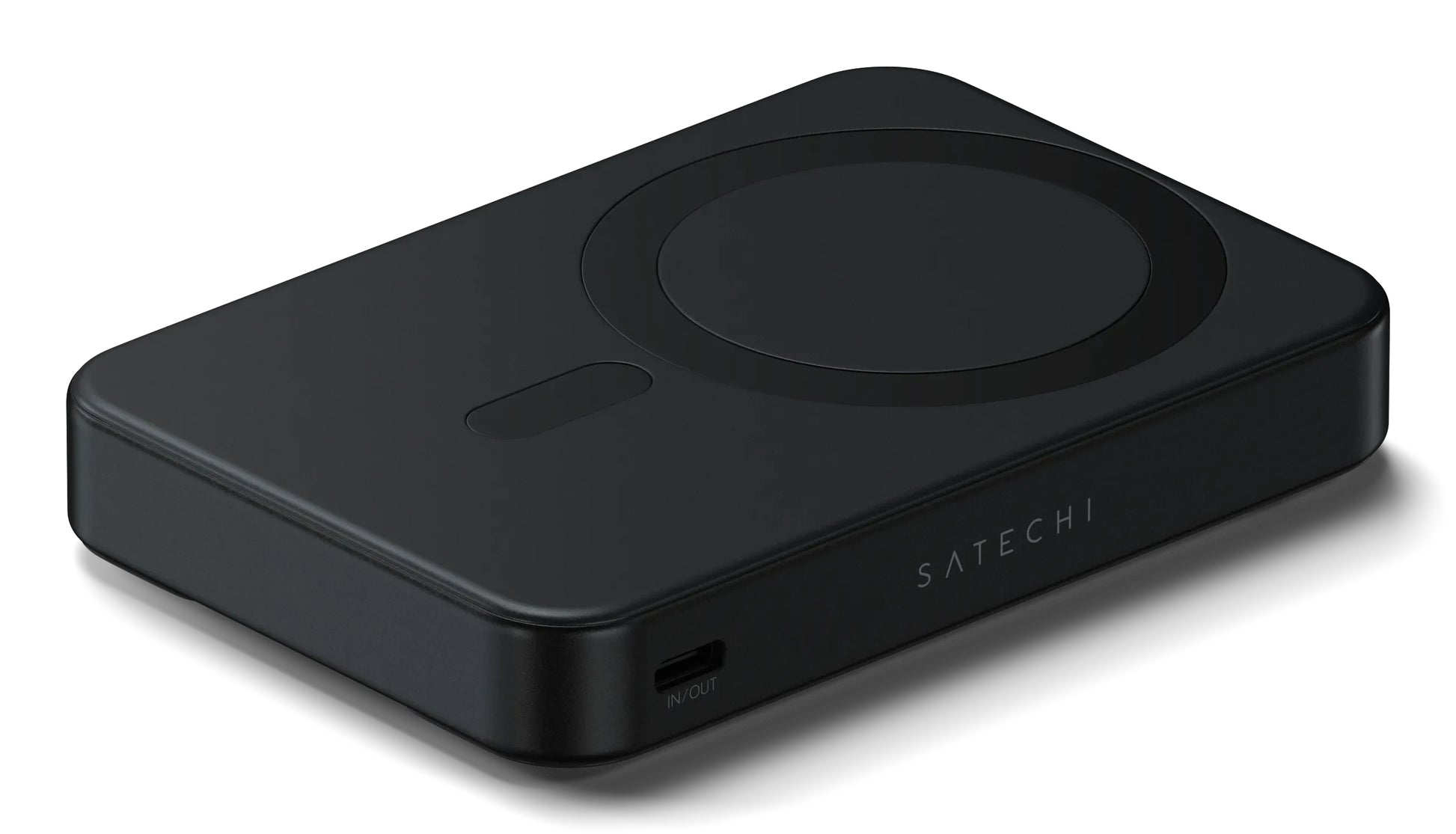 Satechi ST-B10Q2SK MagSafe Powerbank 10'000 mAh – 20 W PD, Wireless 15 W, 1× USB-C, schwarz, für Smartphone