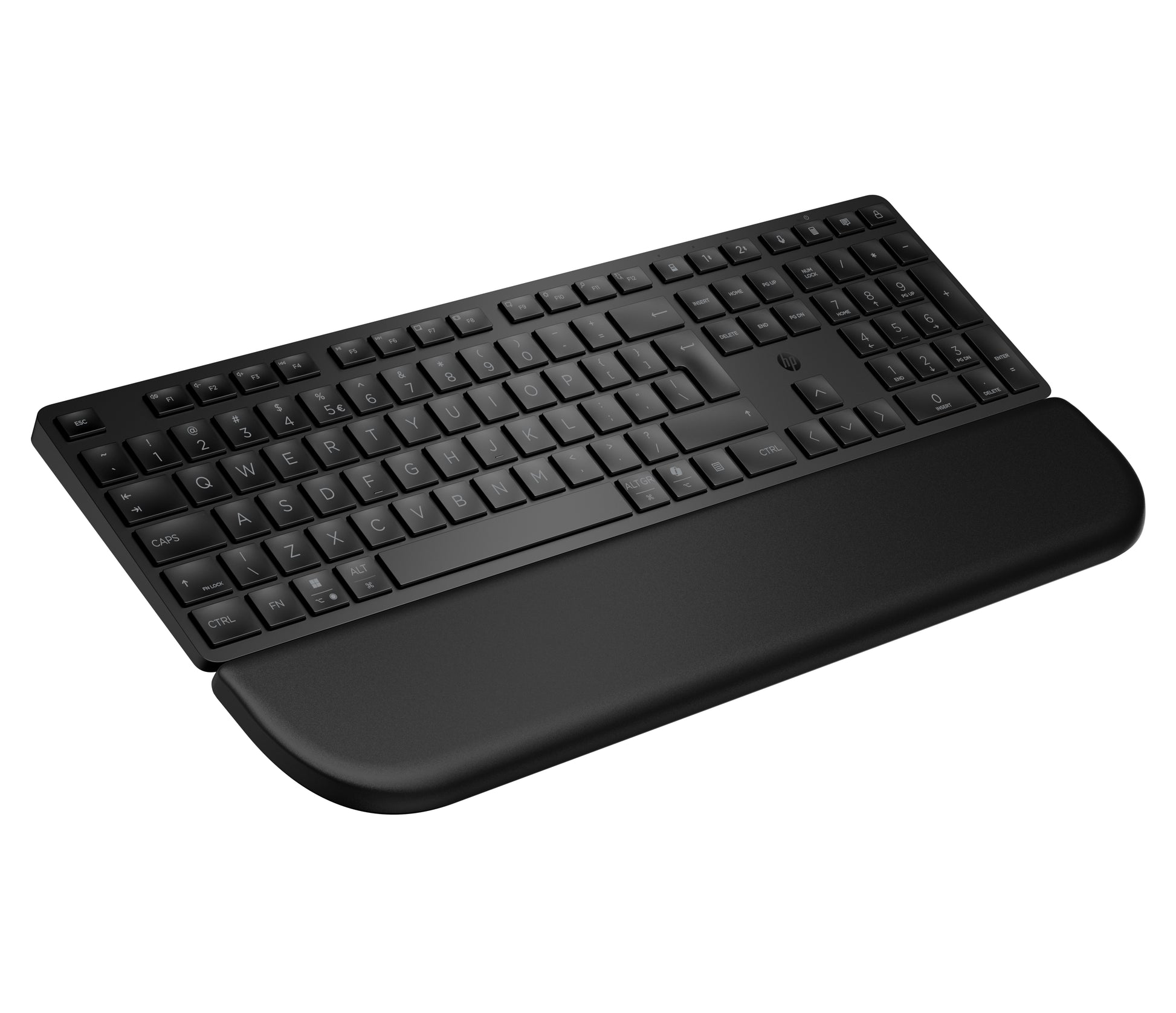 HP Multi-Dev Dual-Mode – Tastatur – Bluetooth & 2,4 GHz – mit Handballenauflage – leise Tasten – schwarz