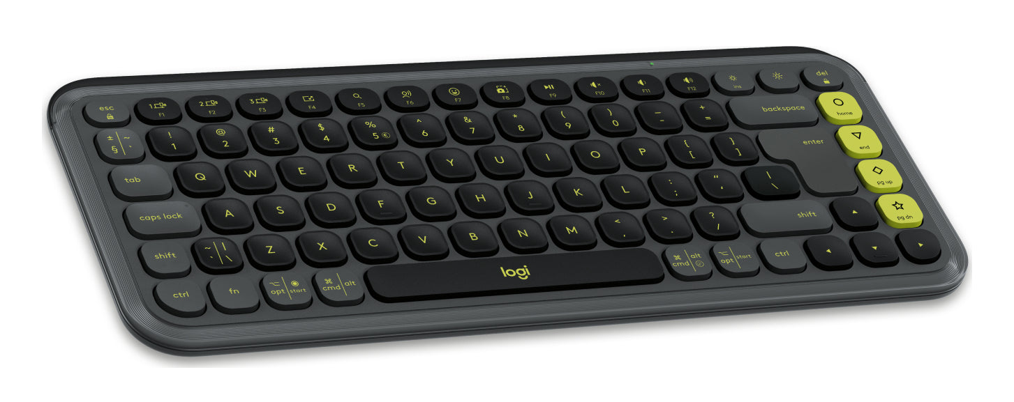 Logitech POP ICON KEYS – Tastatur – QWERTY (Nordisch) – Bluetooth, für Windows, Mac & mehr