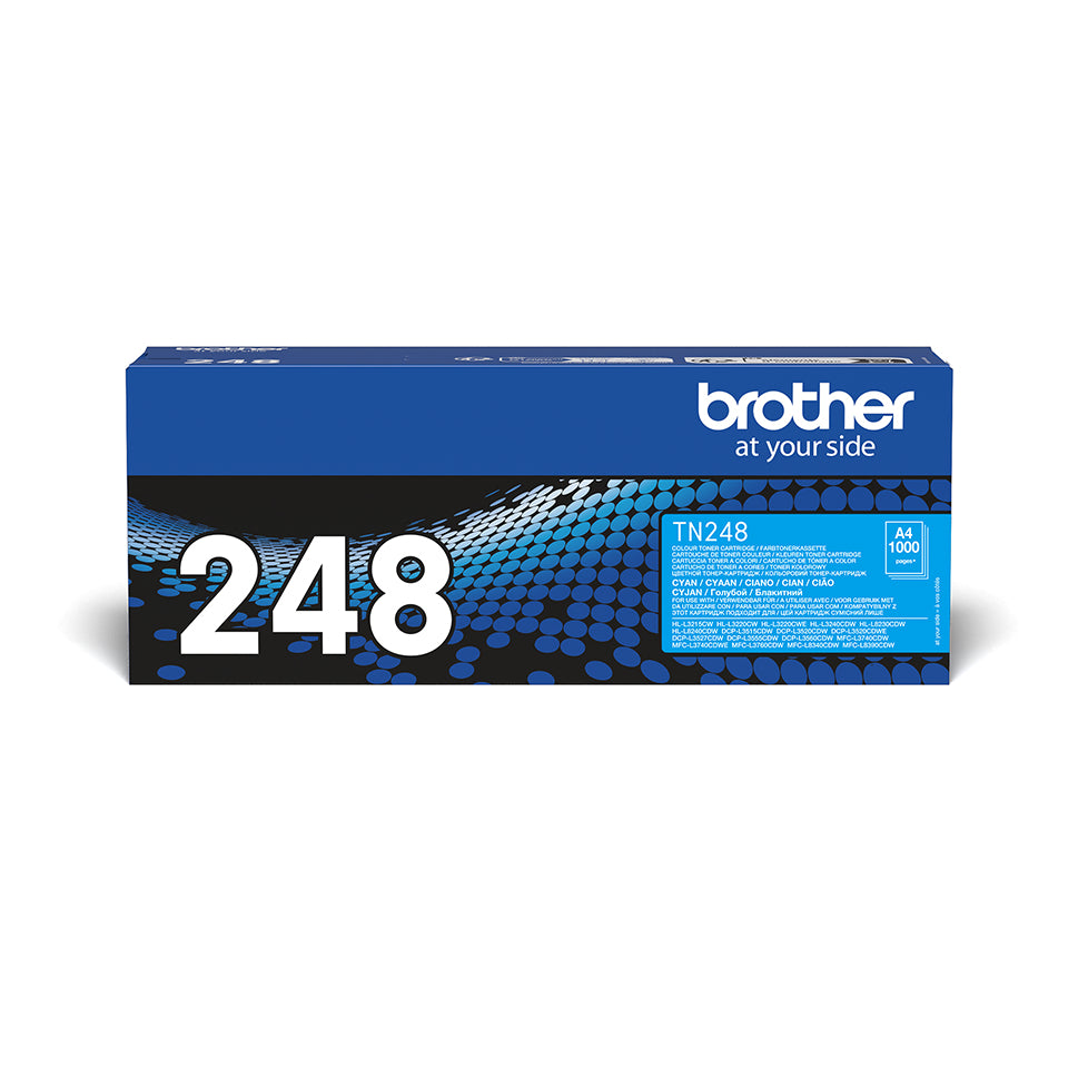 Brother Toner – cyan, 1000 Seiten – für Farb-Laserdrucker/Multifunktionsgeräte