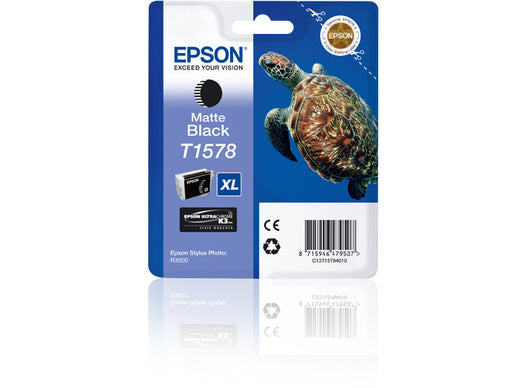 Epson T1578XL Schwarz Tintenpatrone (Original) – für Epson StylusPhoto R3000