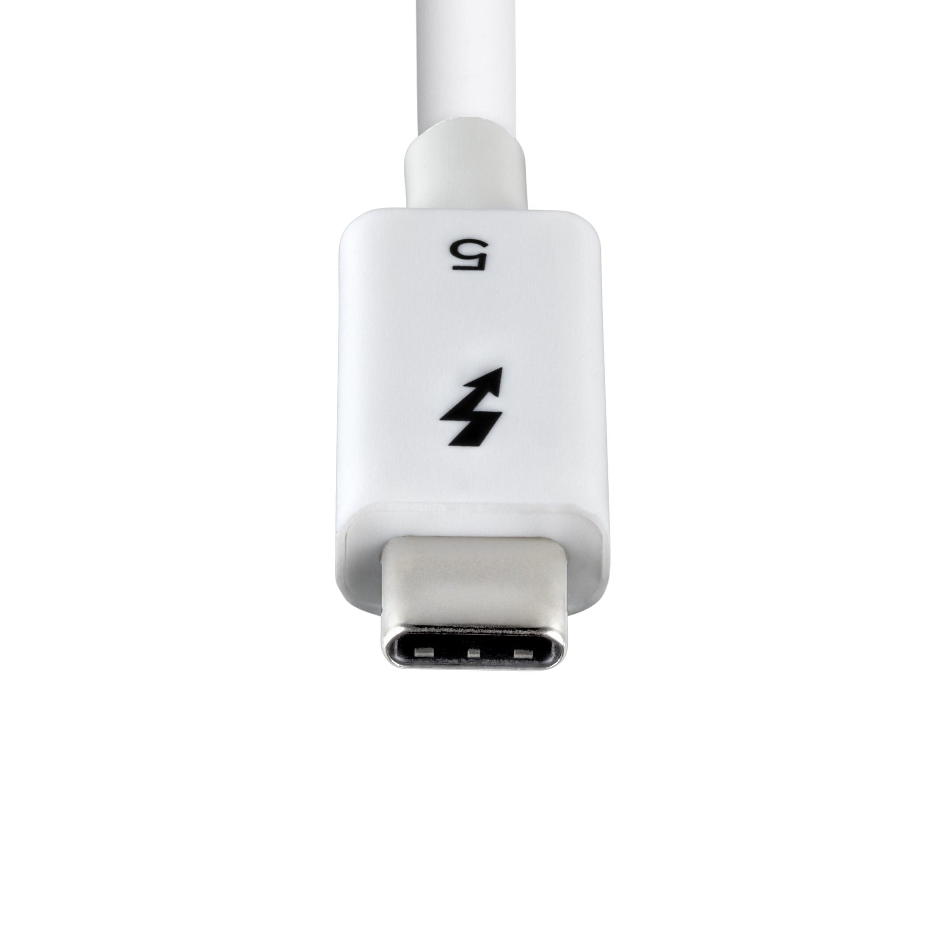 StarTech.com Thunderbolt 5 (USB-C) Kabel – 120 Gbit/s – 1 m – PD 240 W – 8K/60 – TPE-Mantel – Weiss