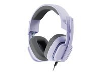 ASTRO Gaming A10 Gaming-Headset – Over-Ear, Stereo, Kabelgebunden, 3,5 mm Klinke, Grau/Lila