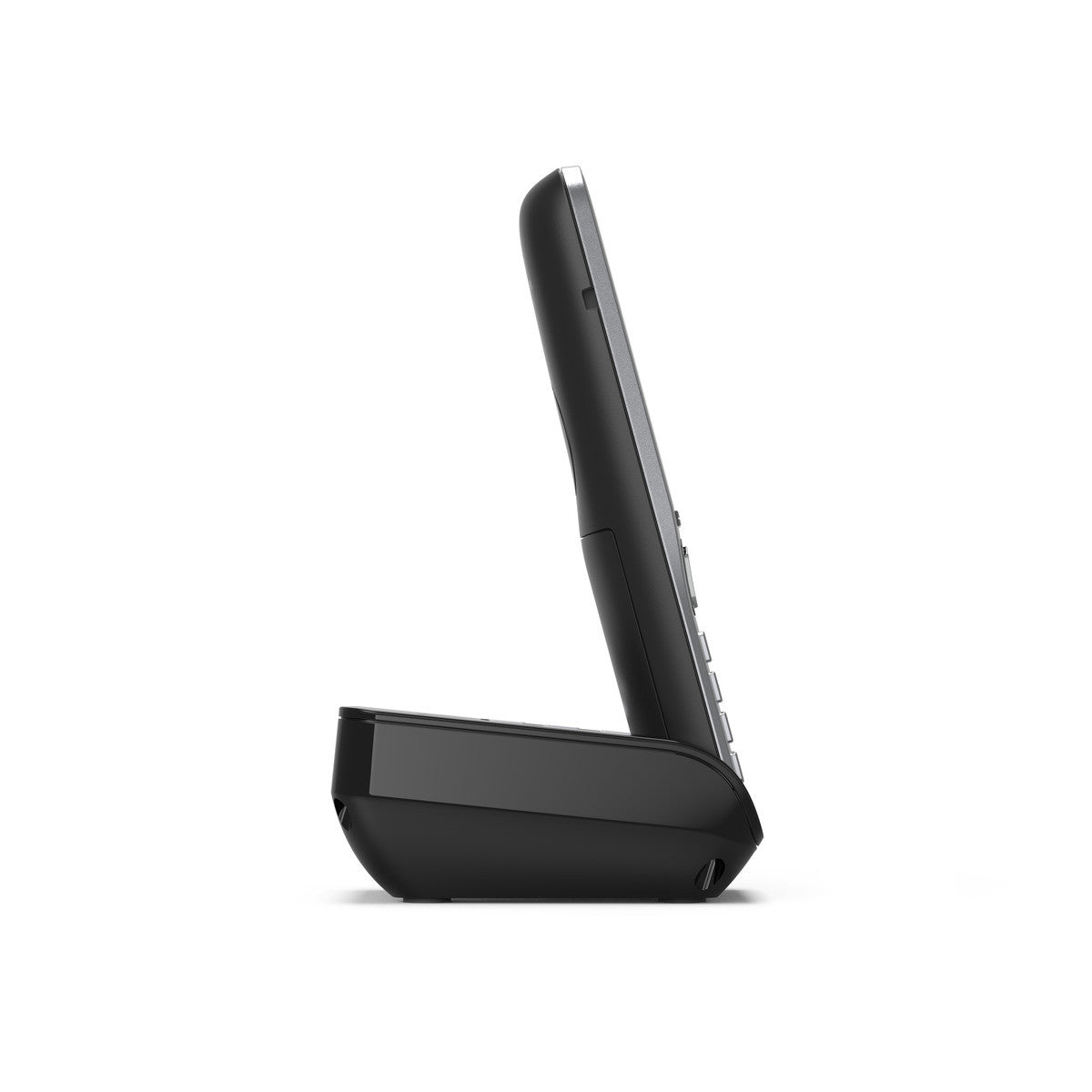 Gigaset Comfort 500 A Duo – mit Anrufbeantworter, inkl. 2 Mobilteile, Schwarz/Silber