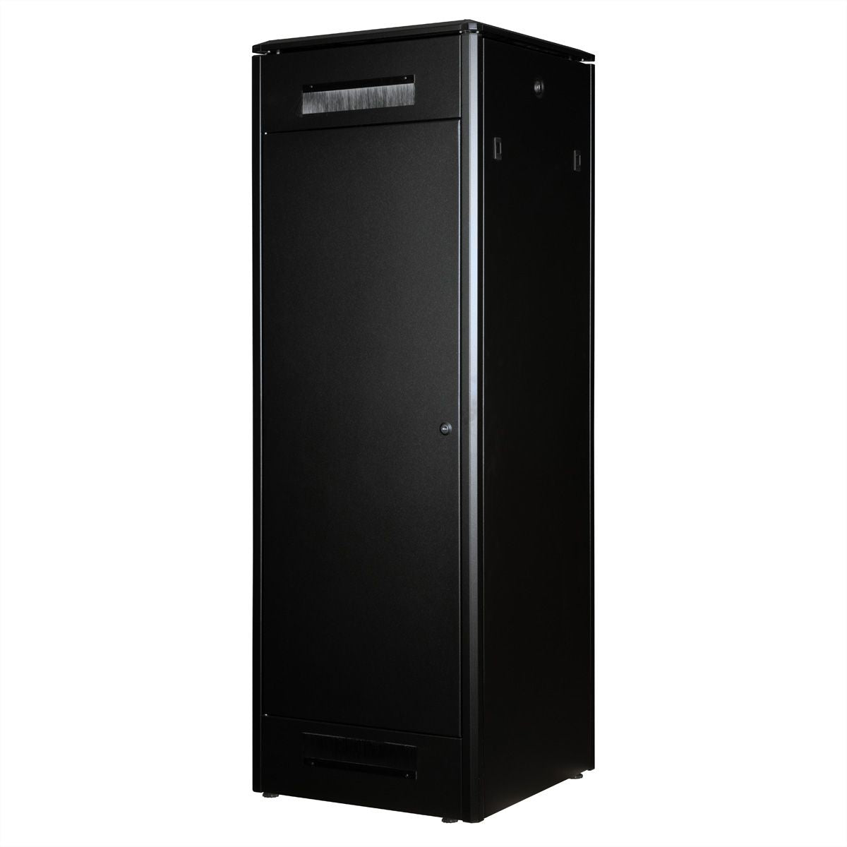 ROLINE Pro – 19" Netzwerkschrank 36U, IP20, abschliessbar, 600 × 800 × 1786 mm, schwarz, Stahl