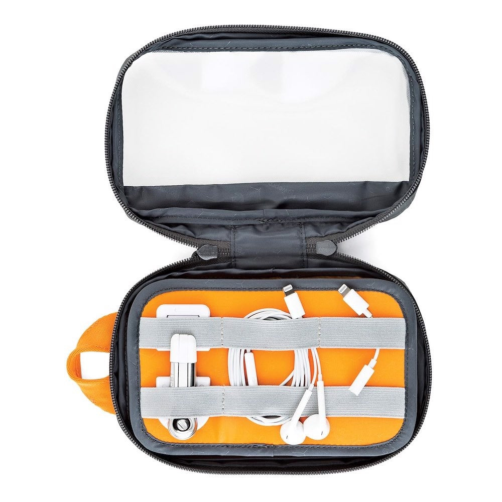 Lowepro GearUp Pouch Mini Zubehörtasche – 220 × 140 × 45 mm – Grau