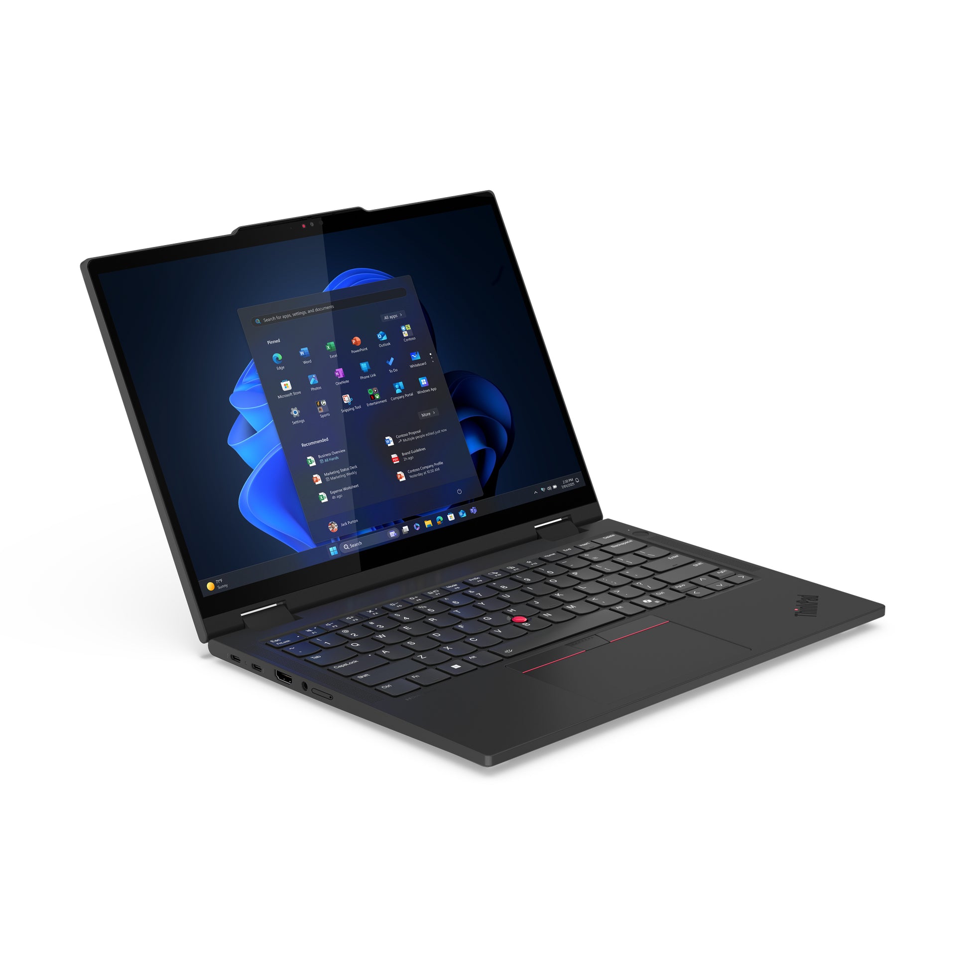 Lenovo ThinkPad T14s 2-in-1 G1 – 14" WUXGA Touch, Core Ultra 7 265U, 64 GB, 1 TB SSD, Win 11 Pro, QWERTZ (CH)