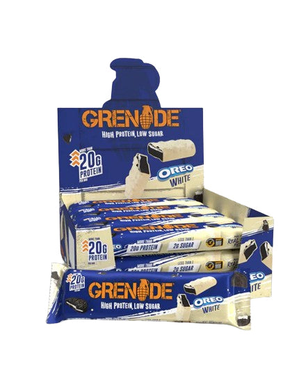 Grenade Bar Protein-Riegel – Oreo, weisse Schokolade – 12 × 60 g