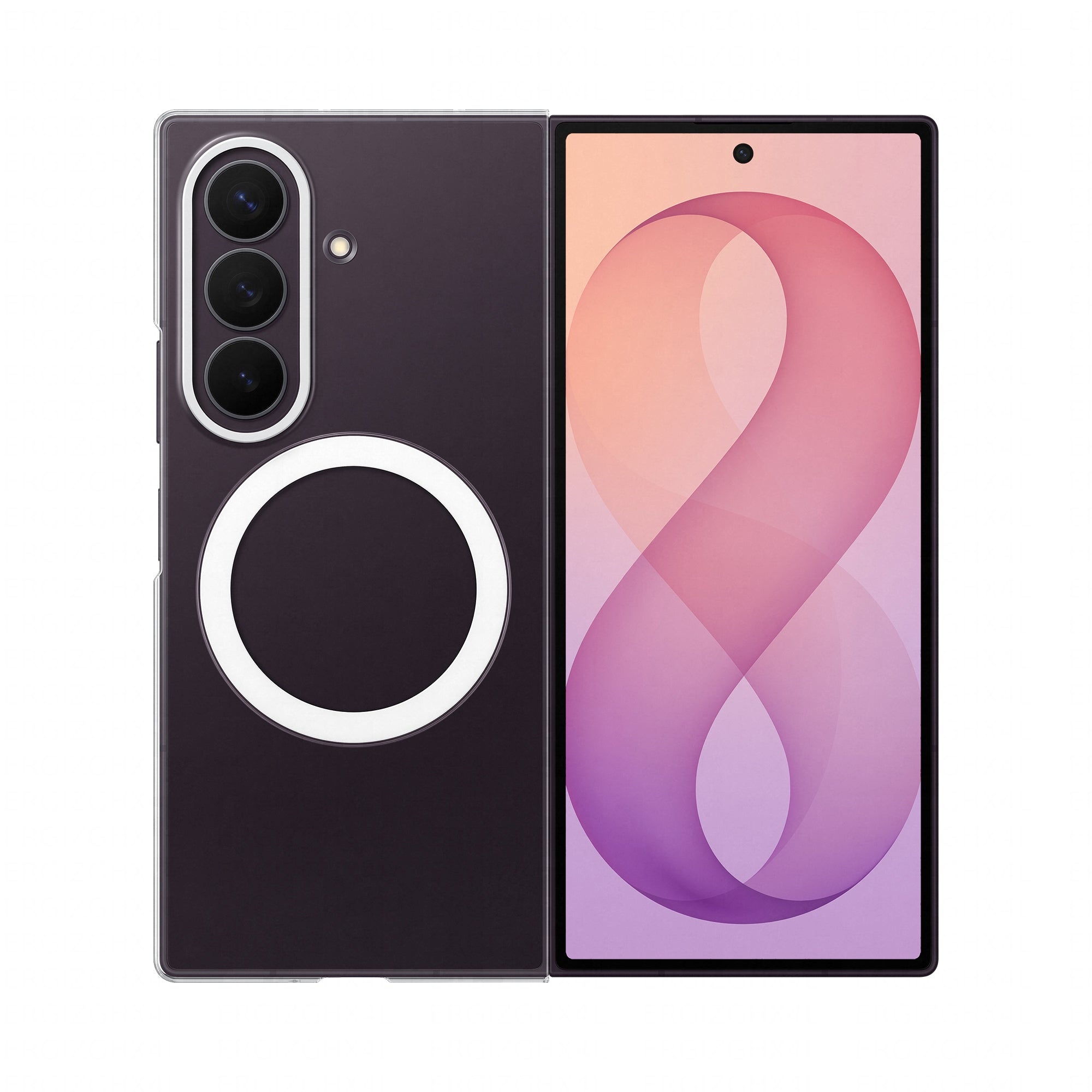 Samsung Backcover – für Samsung Galaxy Z Fold8, Silikon, Transparent