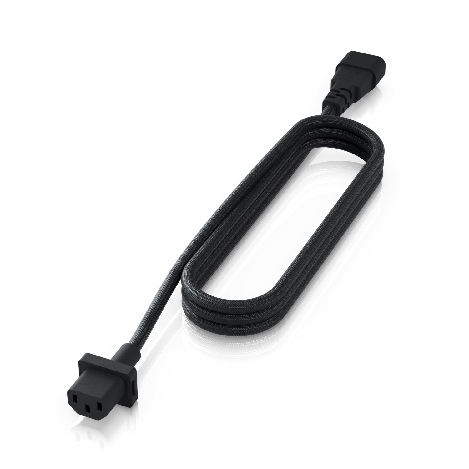 Ubiquiti Netzkabel – IEC C14 zu IEC C13, 1,8 m, 250 V/10 A, schwarz