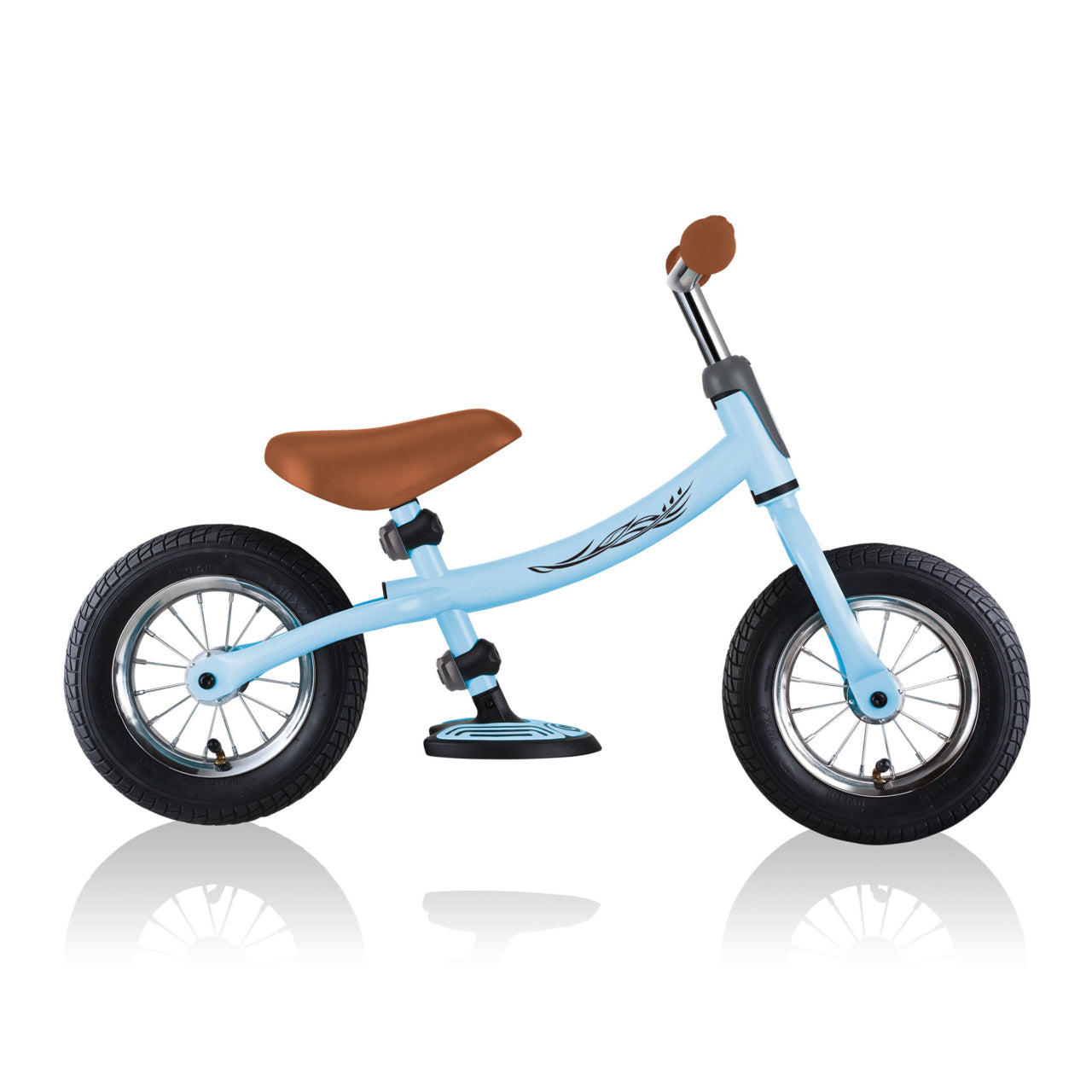 Globber GO BIKE AIR Aufsitzlaufrad – Luftreifen Ø 25,4 cm, verstellbar – ab 3 Jahren – Hellblau