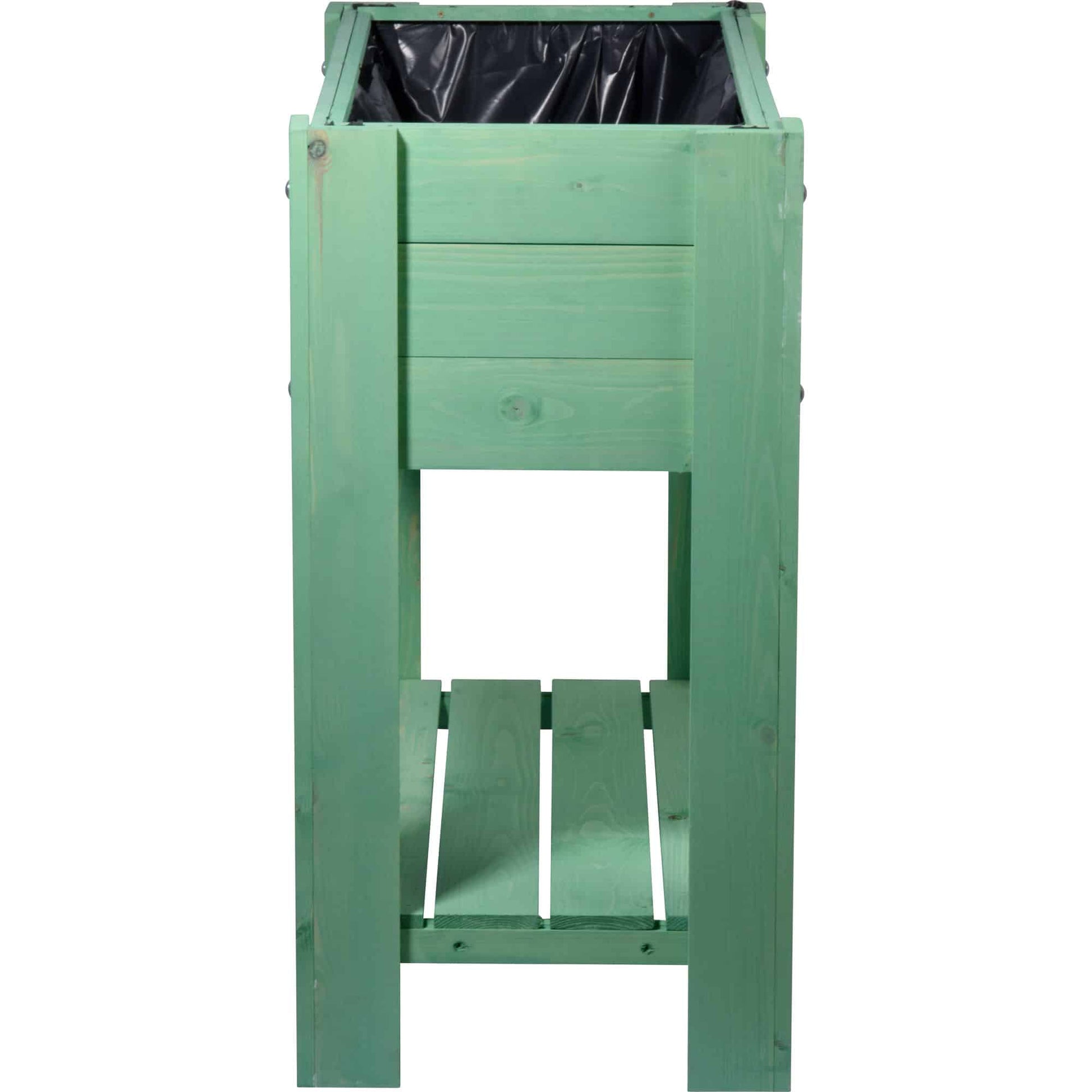 Dobar Hochbeet Urban – 80,3 × 40 × 78,4 cm, Kiefernholz, Grün
