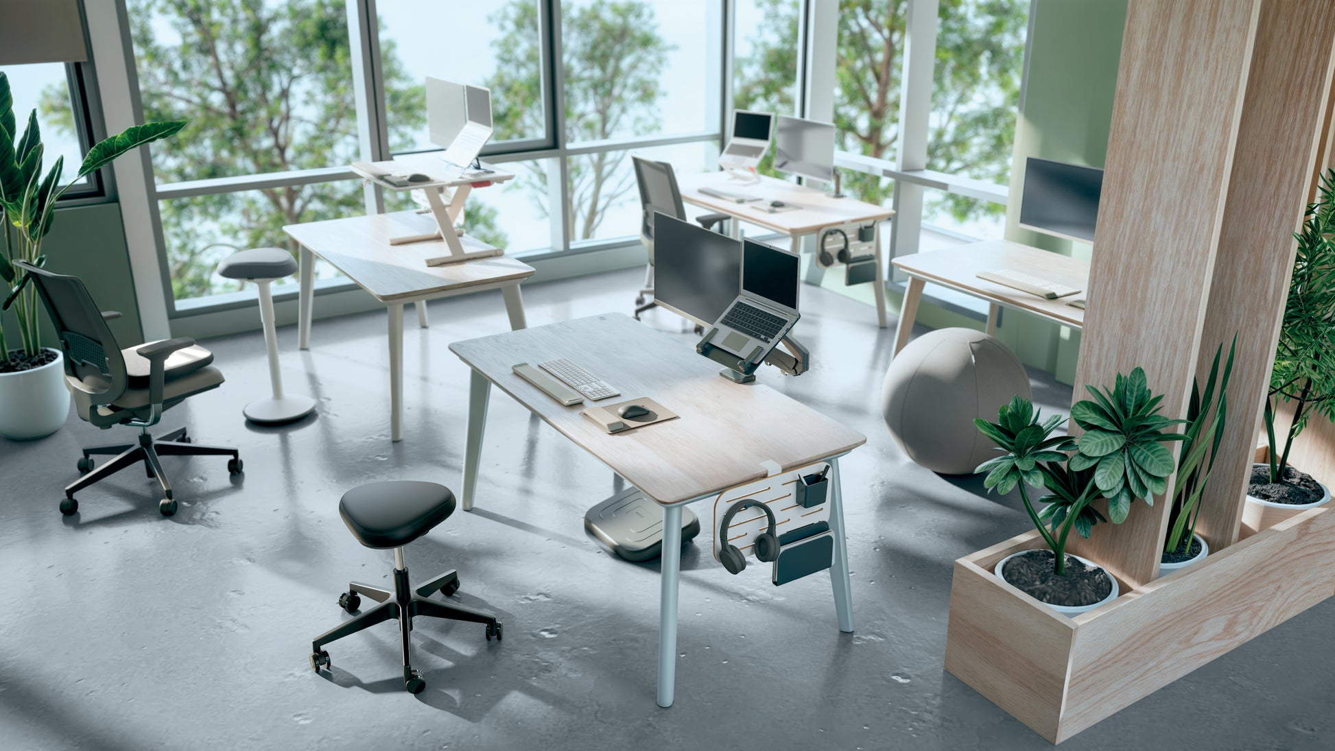 Leitz Hocker Ergo – Sitzhöhe 46–59 cm, 110 kg, schwarz