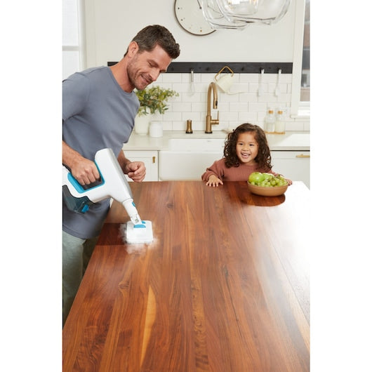 Black & Decker Dampfbesen – 500 ml, türkis, für Polstermöbel