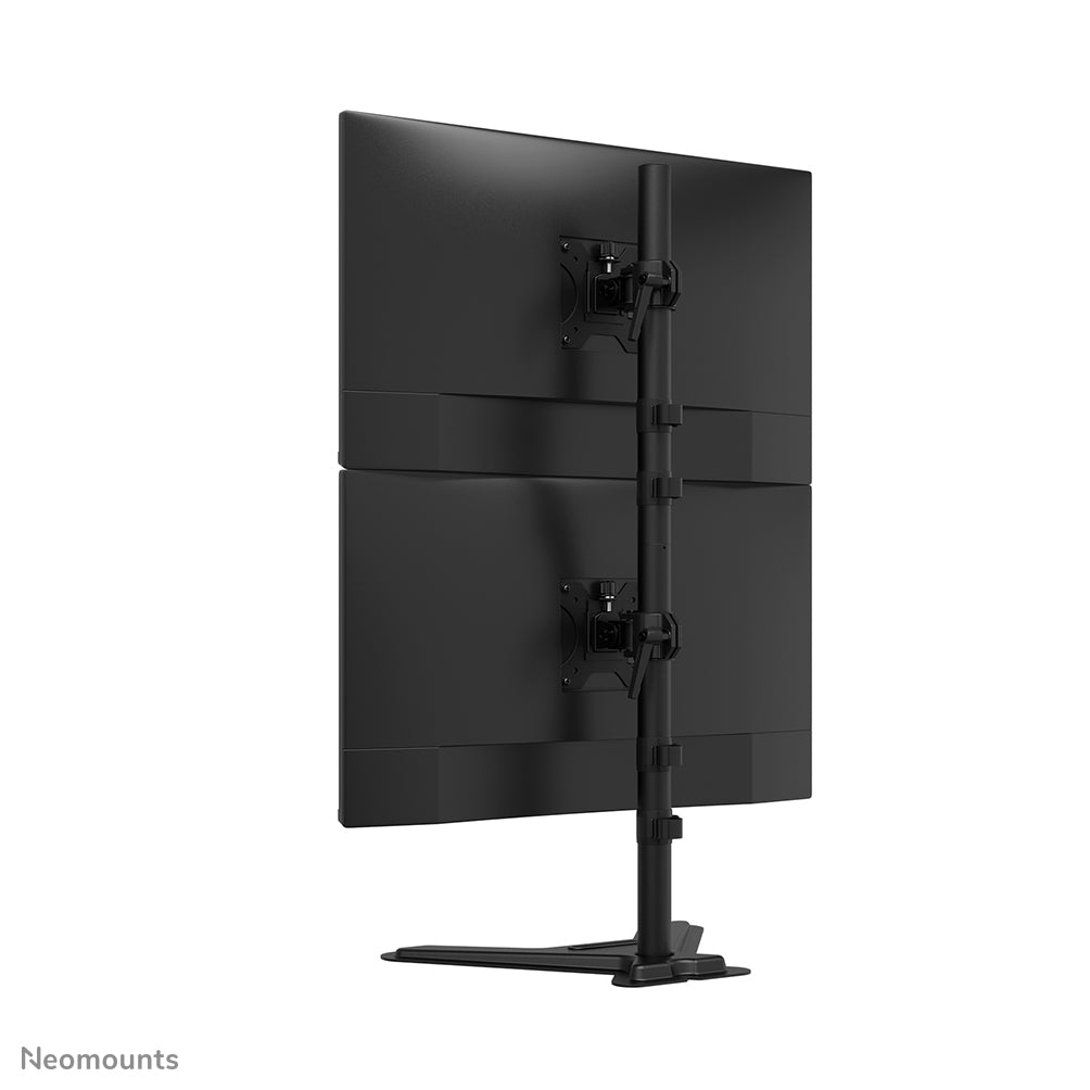 Neomounts DS45-600BL2V – Monitor-Tischständer – freistehend – 2 Monitore – 10–32" – VESA 75×75/100×100 mm – bi