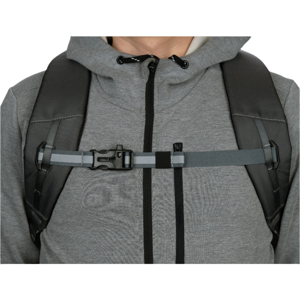 Targus Notebook-Rucksack Work+Play Trio – für 16", 20 l, aus recyceltem Material – Grau, 295 × 470 × 130 mm