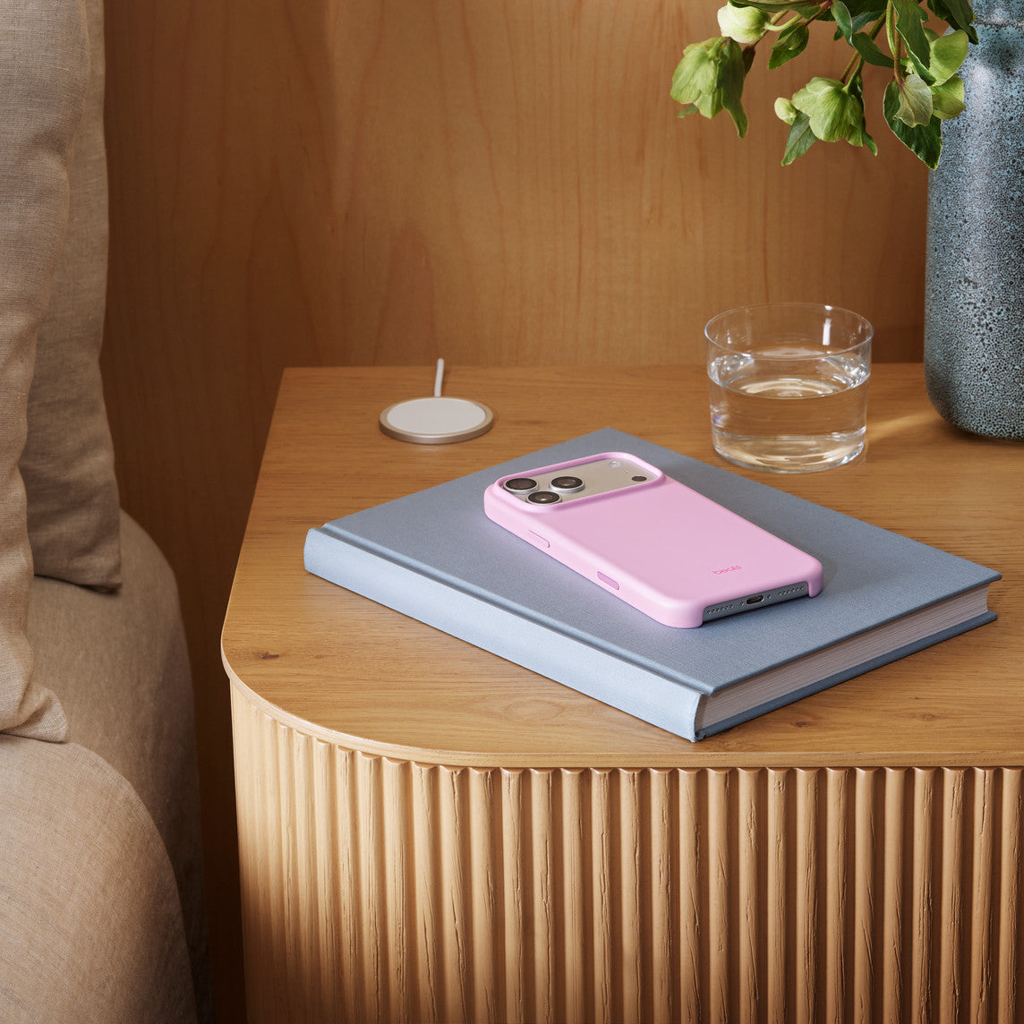 Apple Control Backcover – für Apple iPhone 17 Pro Max – MagSafe, Mikrofaser+PC, Pebble Pink