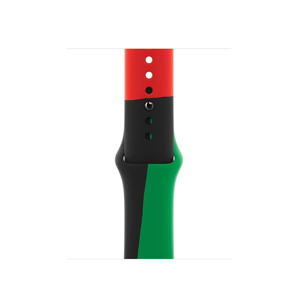 Apple Sportarmband – Black Unity, S/M, für Apple Watch
