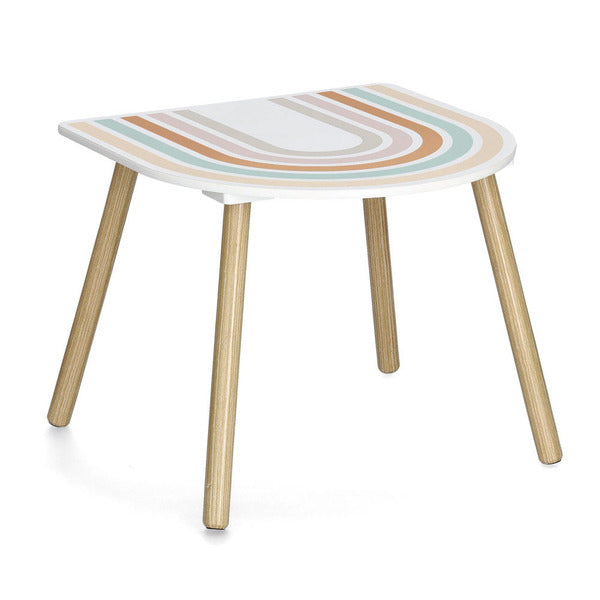 Zeller Present 3-teiliges Bistro-Set mit 2 Stühlen – mehrfarbig – MDF – Tisch 55 × 55 × 45 cm – für den Innenbereich