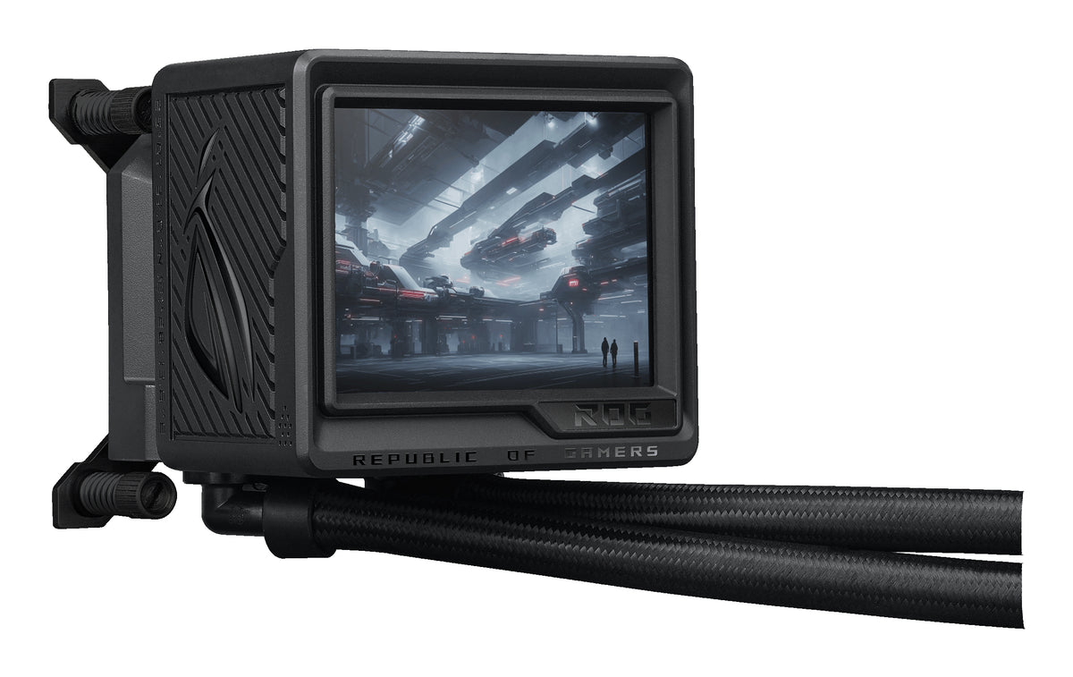 ASUS ROG RYUJIN III 360 – AIO-Kühler – 360 mm, 3×120 mm Lüfter, 3,5" LCD, für AM4, AM5, LGA 1150 und andere