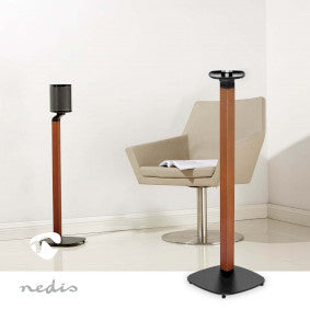 Nedis SPMT5770BN – Lautsprecher-Ständer – für Sonos One, Sonos One SL, Sonos PLAY:1 – 10 kg – schwarz