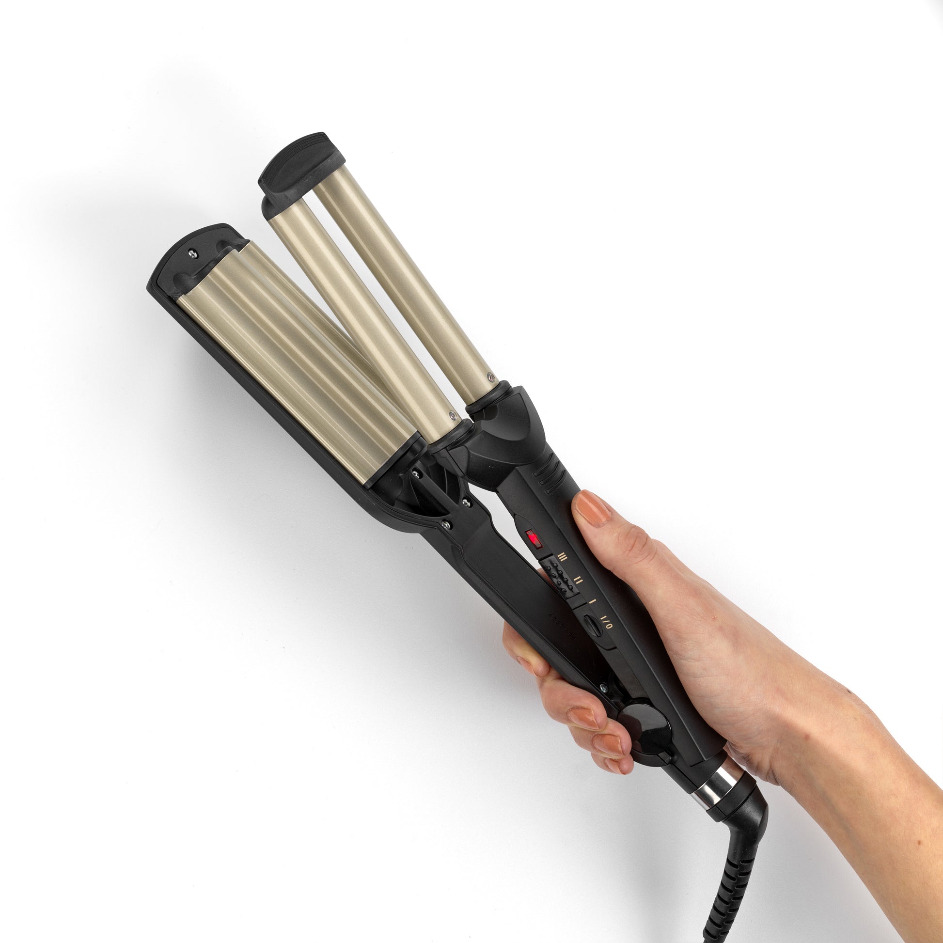 BaByliss Texturiereisen EasyWaves C260E – Keramikbeschichtung, 160–200 °C – Schwarz/Silber