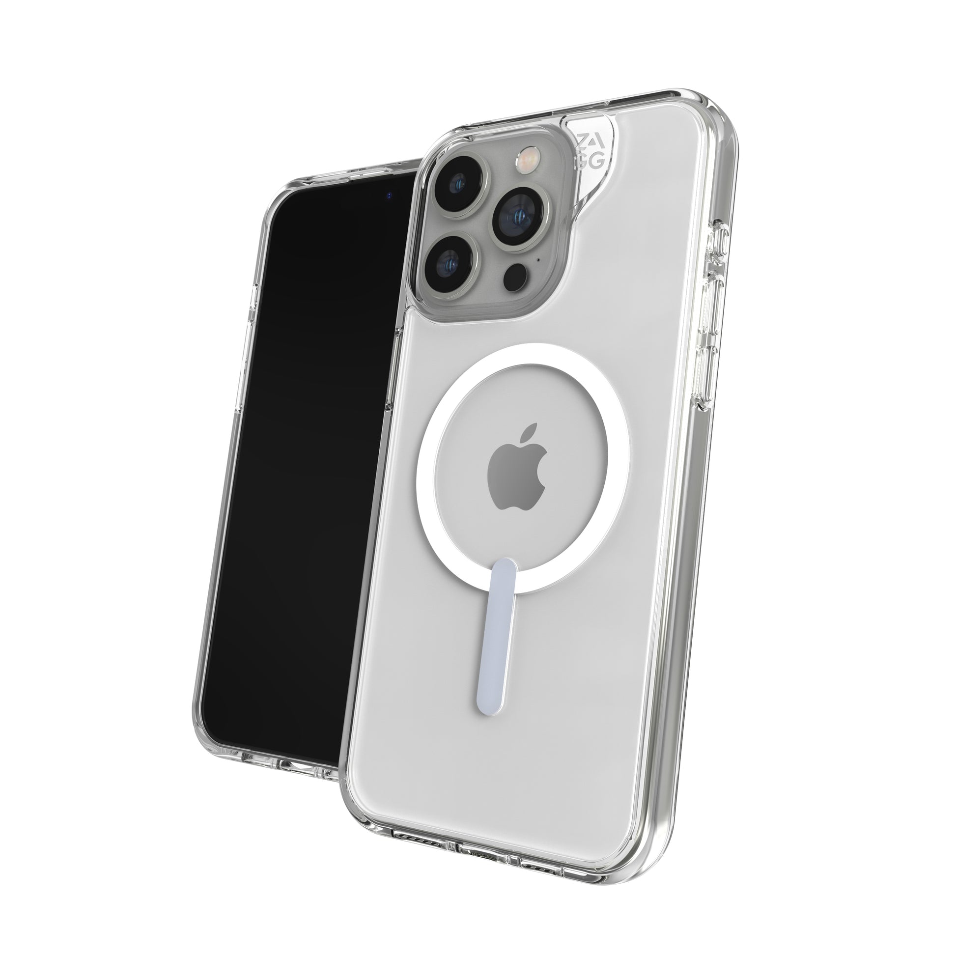 ZAGG Crystal Palace Backcover – für Apple iPhone 15 Pro Max, Transparent, bis 4 m Sturzsicherung