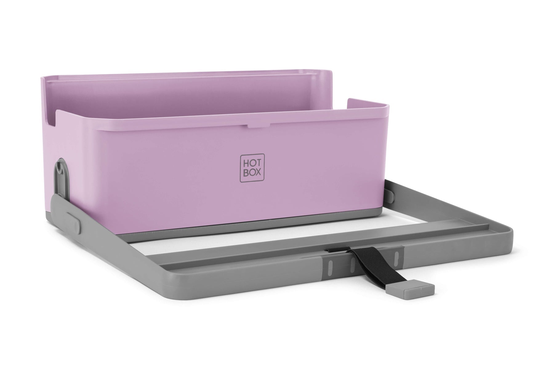 Hotbox Laptop-Ständer – bis 14,9", 2 Schubladen, höhenverstellbar – Violett