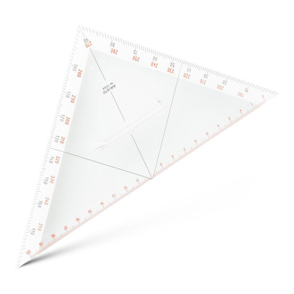 Aristo Kursdreieck Geodreieck, 22,5 cm, 360° – mit Griff