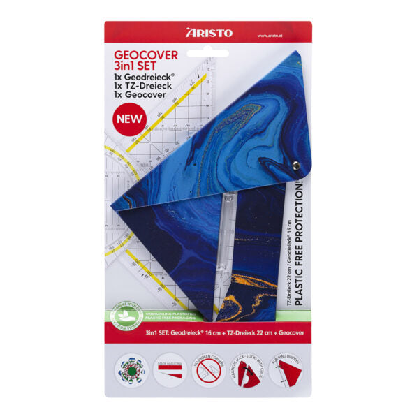 Aristo Geocover 3 In 1 Geodreieck – Blau