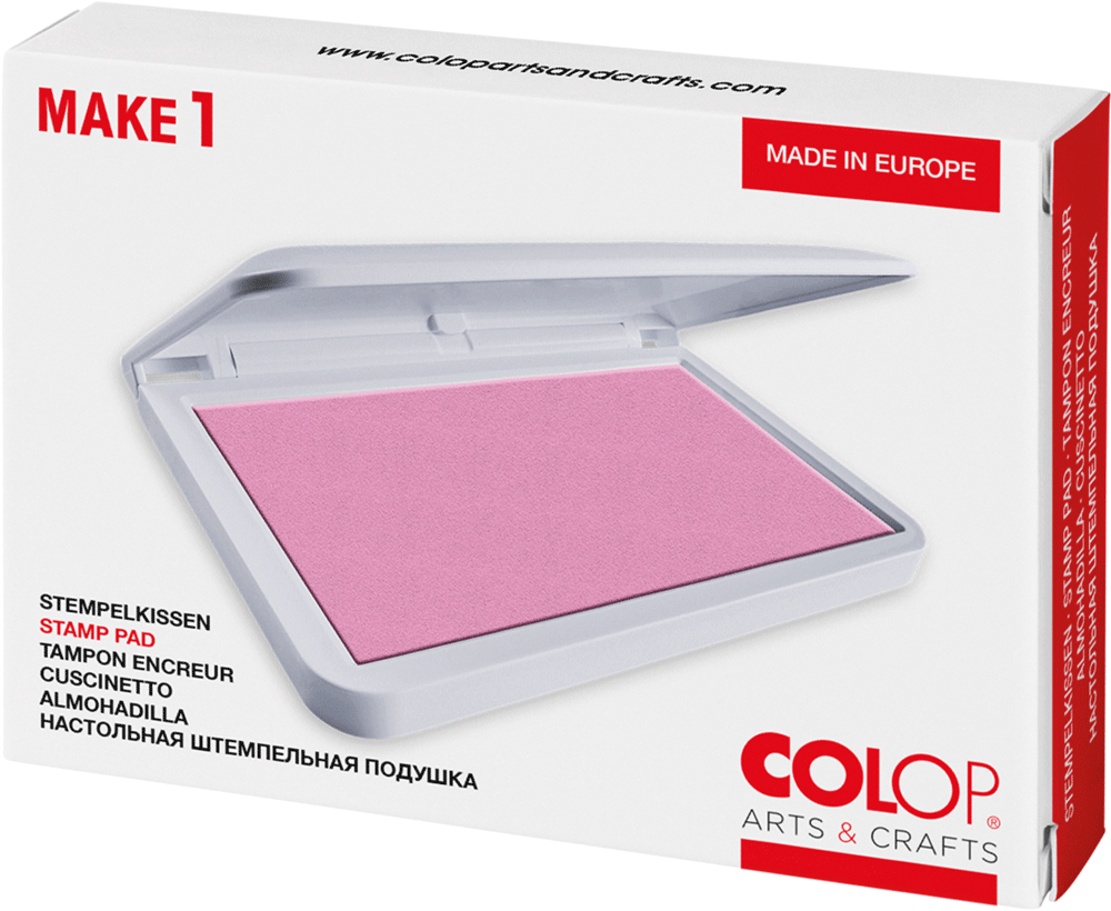 Colop Stempelkissen – MAKE1 – 73 × 101 mm – Pink – 1 Stück