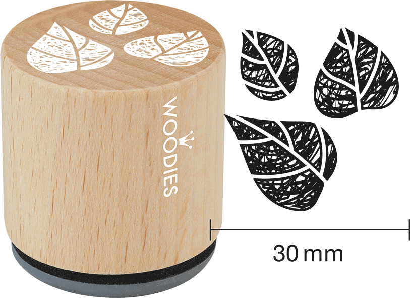 Colop Display Woodies – Motivstempel, Holz – Display mit 25 Motiven, inkl. 5 Stempelkissen, verschiedene Farben