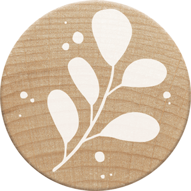 Colop Motivstempel – Grosser Zweig – Holz – Ø 30 mm