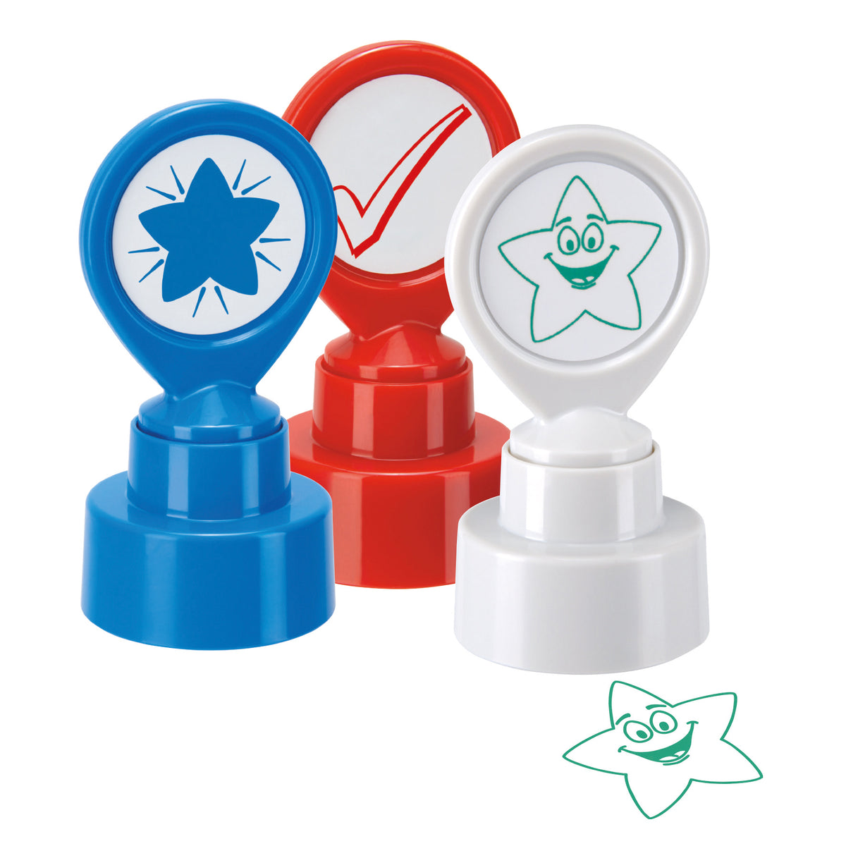 Colop Stempel-Set – Motivations-Stempel – 12 Stempel, vorgetränkt – 115 × 155 × 170 mm