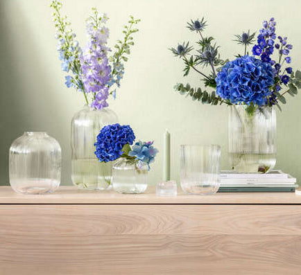 Villeroy & Boch Vase Fleur, Glas, Transparent, 15 cm