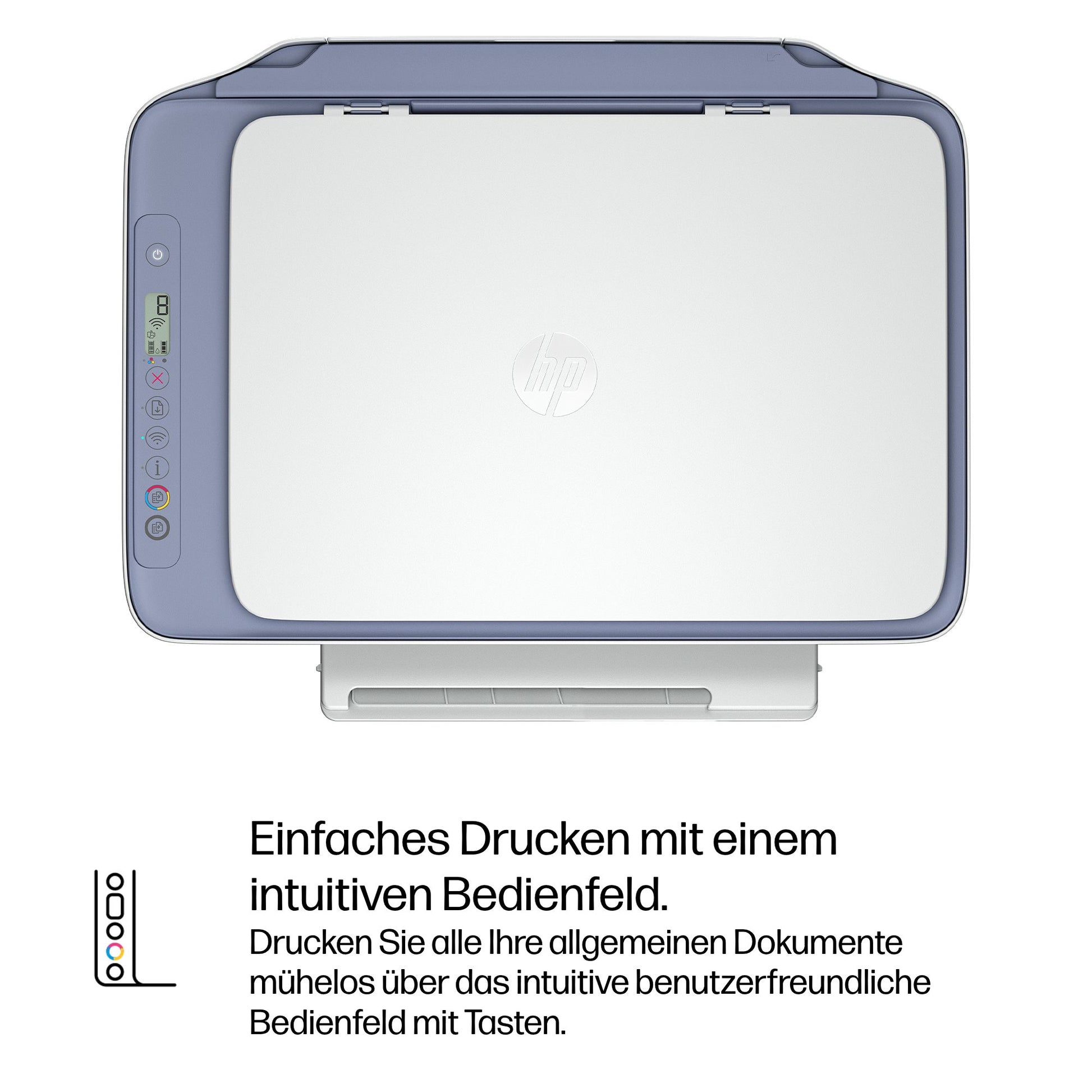 HP DeskJet 2922 – Farbtintenstrahl-Multifunktionsdrucker, A4, 3-in-1, Duplex, WLAN, AirPrint, Mopria