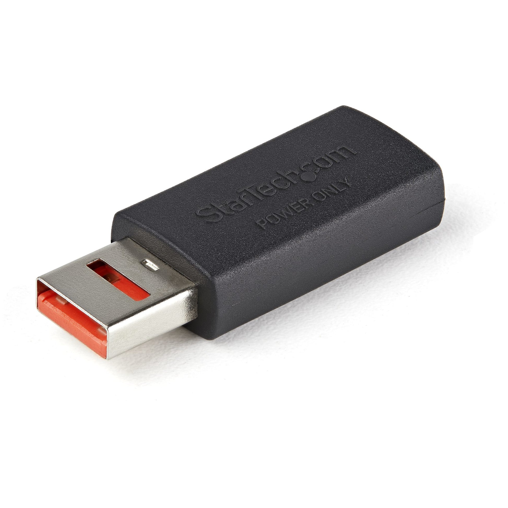 StarTech.com USB-Adapter USB-A auf USB-A – USB 2.0 (480 Mbit/s) – Datenblocker (Power-Only) – Schwarz