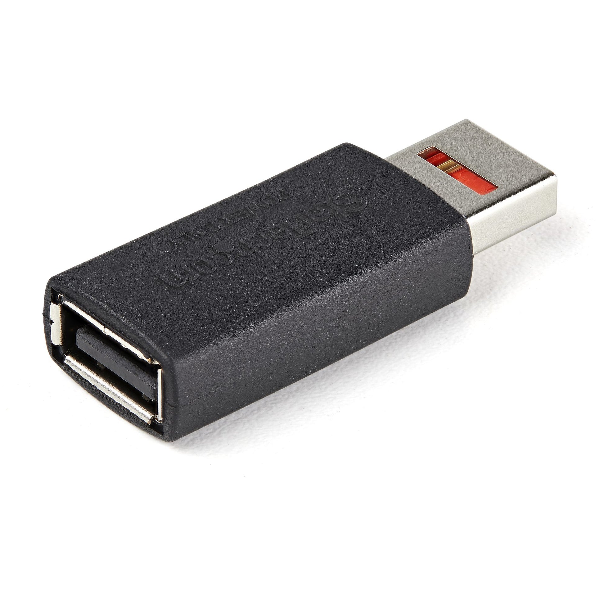 StarTech.com USB-Adapter USB-A auf USB-A – USB 2.0 (480 Mbit/s) – Datenblocker (Power-Only) – Schwarz