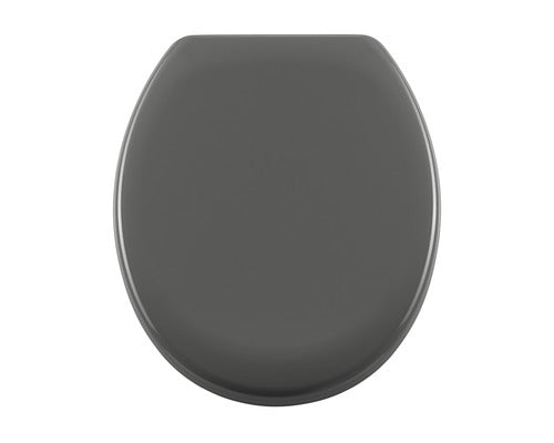 Diaqua Barbana – Toilettensitz – Duroplast, Grau, mit Deckel, Absenkautomatik, 37,5 × 44 cm
