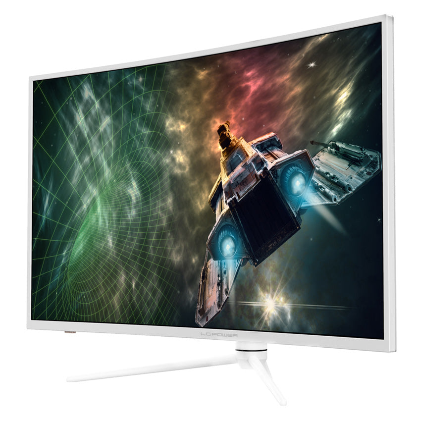 LC-Power LC-M39-QHD-165-C – Monitor, 38,5", VA, 165 Hz, 350 cd/m², Gebogen, FreeSync, VESA 100 × 100, Weiss