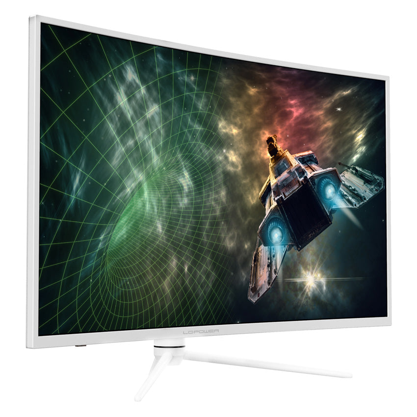 LC-Power LC-M39-QHD-165-C – Monitor, 38,5", VA, 165 Hz, 350 cd/m², Gebogen, FreeSync, VESA 100 × 100, Weiss