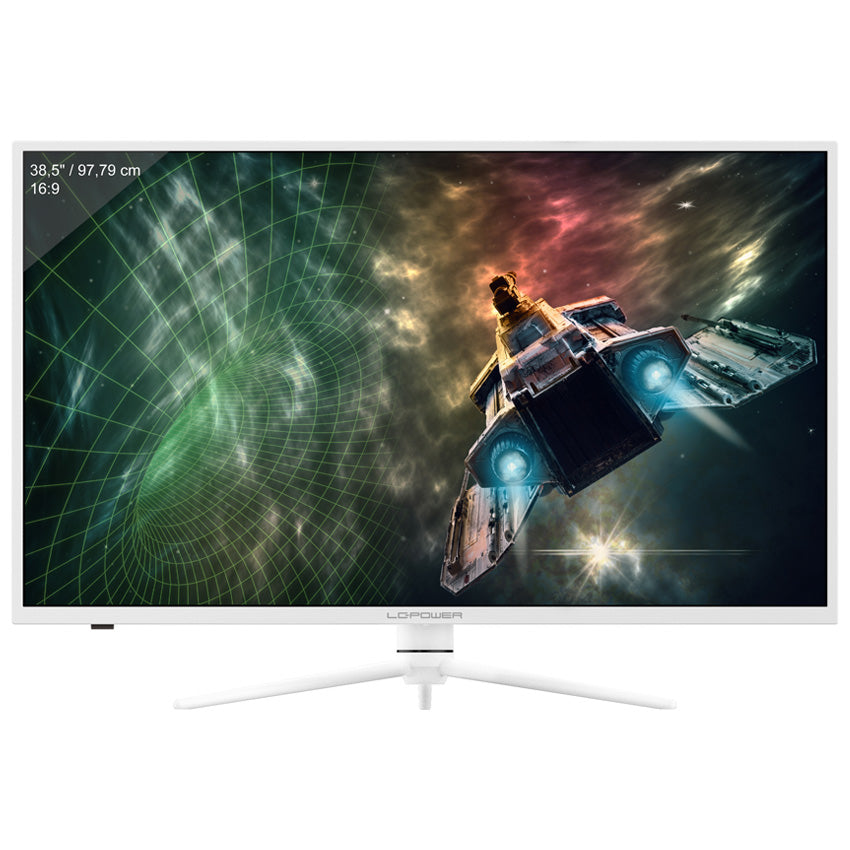 LC-Power LC-M39-QHD-165-C – Monitor, 38,5", VA, 165 Hz, 350 cd/m², Gebogen, FreeSync, VESA 100 × 100, Weiss