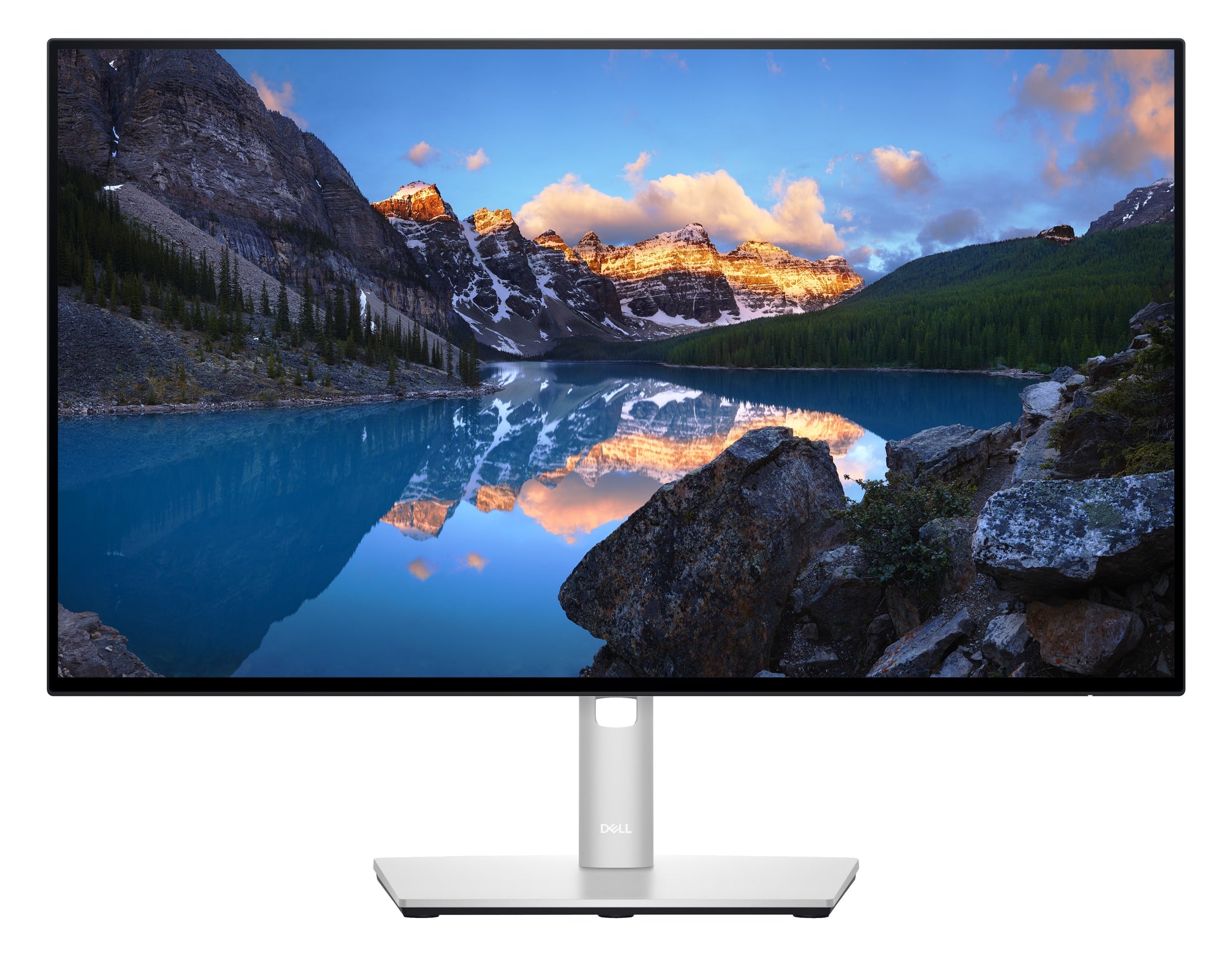 DELL UltraSharp U2422HE – Monitor, 24", IPS, 60 Hz, 250 cd/m², USB-C, VESA 100 × 100, Silber