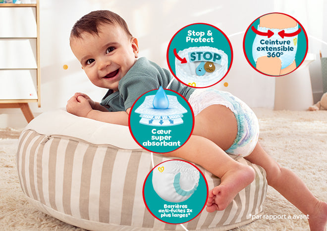 Pampers Hosenwindel Gr. 4 – 9–15 kg – 108 Stk