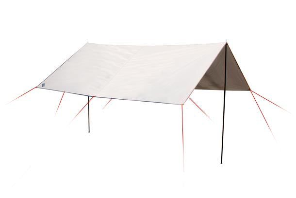 High Peak Sonnensegel Capri 3.0 – rechteckig, verstärkte Kordel – 280 × 300 cm – Aluminium – Polyester