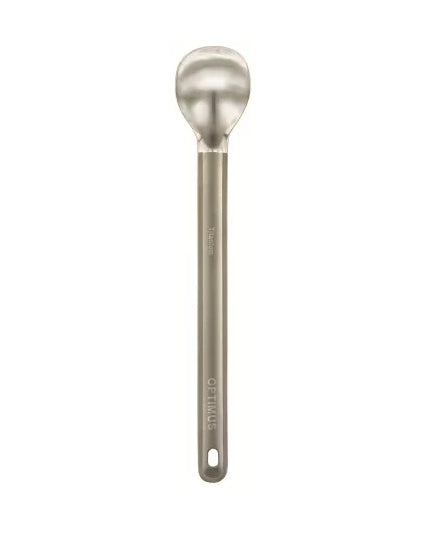 Optimus Löffel – 21,5 cm, Titan, Silber, Softgrip-Griff