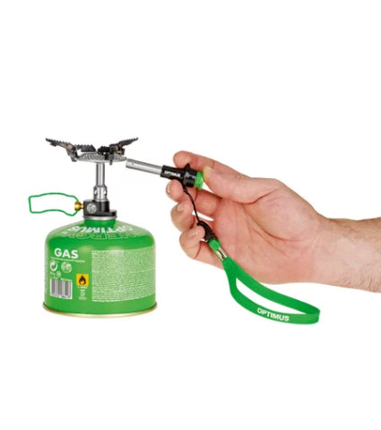 Optimus Feuerstarter – 70 mm, 14 g – schwarz – Kunststoff, Edelstahl