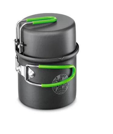 Optimus Kochtopf Terra Solo – 0,6 l, Ø 10,7 cm, Aluminium, Schwarz