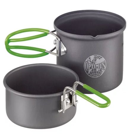 Optimus Kochtopf Terra Solo – 0,6 l, Ø 10,7 cm, Aluminium, Schwarz