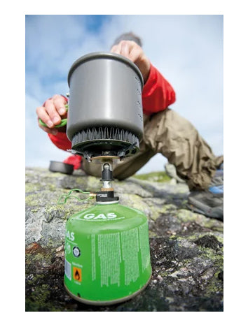 Optimus Kochtopf Terra Weekend HE – 1,0 l, Ø 12,4 cm, Aluminium, Anthrazit